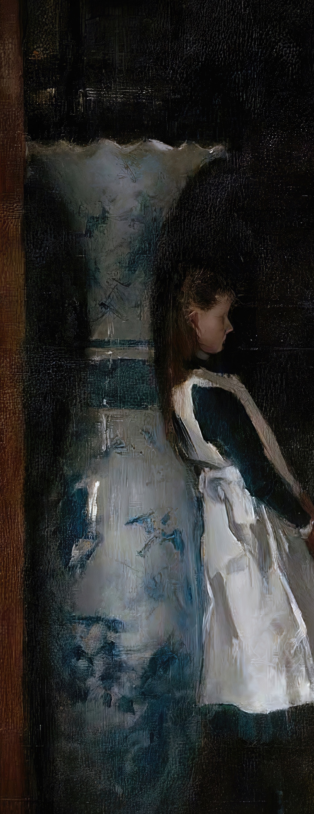 Left porcelain vase in The Daughters of Edward Darley Boit